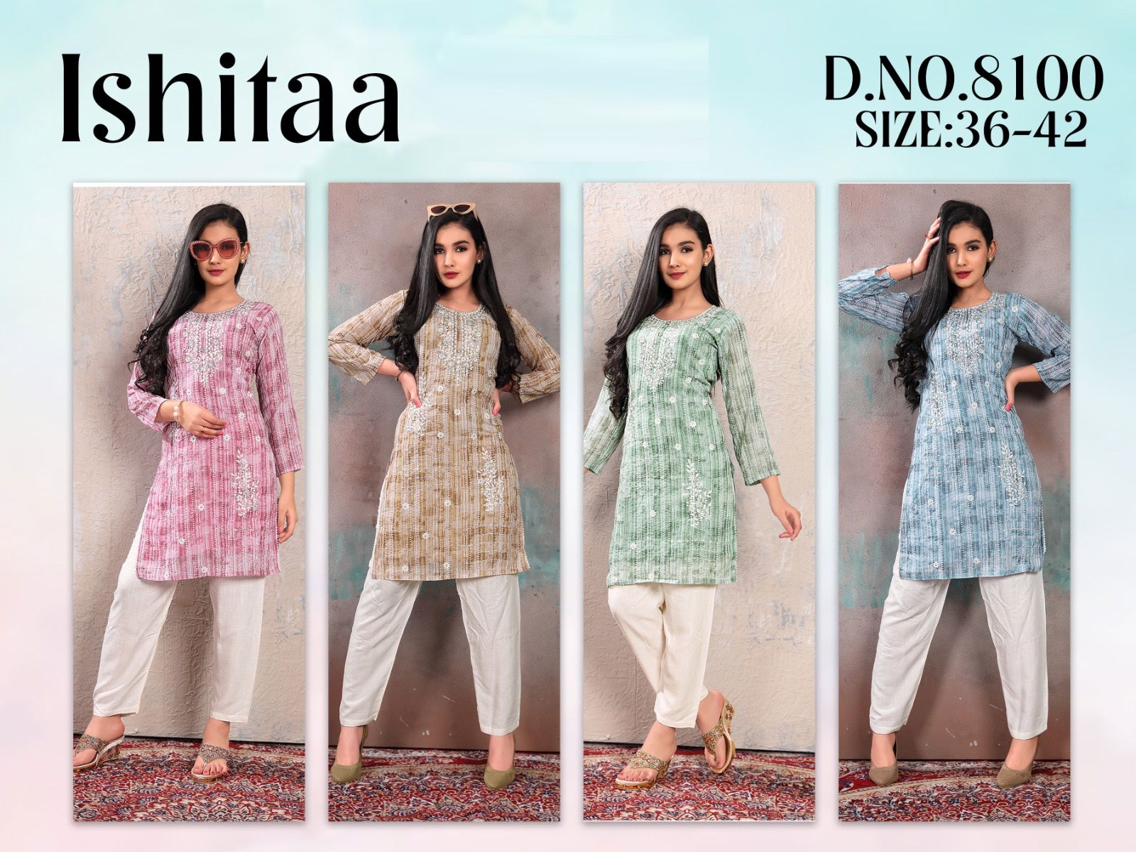 Ishitaa 8100 Kurti With Bottom Catalog
